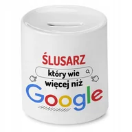 Skarbonki - Skarbonka Dla Ślusarza na Urodziny na Prezent z Nadrukiem ze Zdjęciem - miniaturka - grafika 1