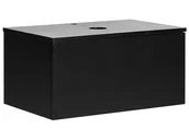 Szafki łazienkowe - Szafka łazienkowa wisząca 80 x 52 cm czarna ALZIRA - miniaturka - grafika 1