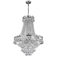 Lampy sufitowe - Searchlight Żyrandol kryształowy Versailles chrom 55 cm - miniaturka - grafika 1