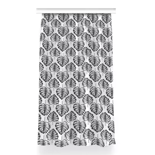 Kolorowa zasłona z nadrukiem wzór 150x260 Monstera, Fabricsy - Zasłony - miniaturka - grafika 1