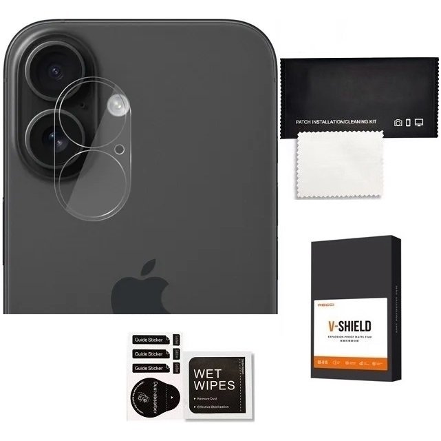 6X FOLIA NA APARAT DO iPhone 16 / 16 PLUS PEŁNA OCHRONA WYSPY OBIEKTYWU