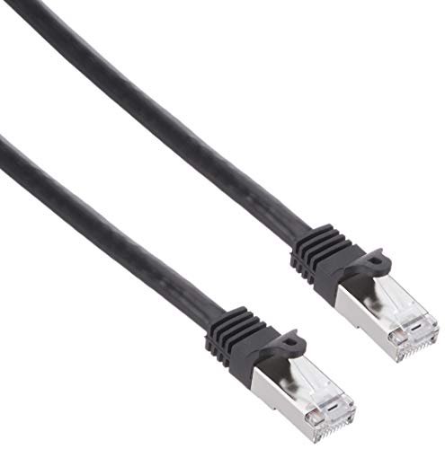 StarTech.com 1 m kabel sieciowy Cat6, ekranowany (SFTP) Snagless Gigabit kabel krosowy, czarny