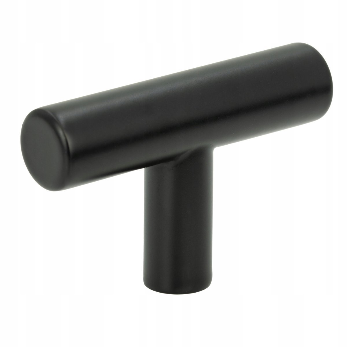 Gałka meblowa reling metalowa czarna nowoczesna gałka do szafki