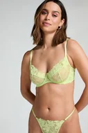 Biustonosze - Hunkemöller Biustonosz nieusztywniany z fiszbinami Ingrid Zielony - miniaturka - grafika 1