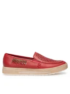 Półbuty damskie - Remonte Półbuty D1F06-33 Czerwony - miniaturka - grafika 1