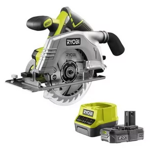 RYOBI Pilarka tarczowa R18CS-0 + Akumulator RYOBI ONE+ RC18120-120 2Ah 18V + ładowarka - Piły elektryczne - miniaturka - grafika 1