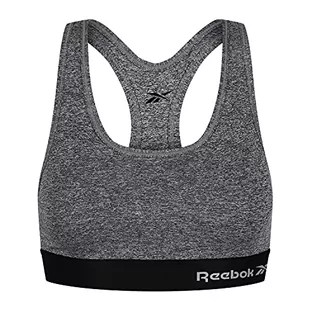 Koszulki i topy damskie - Reebok Damska sportowa Crop Top Simone Grey Marl T-shirt, Szary melanżowy, XS - grafika 1