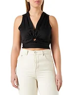 Koszulki i topy damskie - Pinko Damski Ultralight Fluid Top Tremulo podkoszulek, Z99_czarna limuzyna, 64 - miniaturka - grafika 1