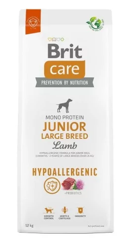 Brit Care Dog Hypoallergenic Junior Large Breed, jagnięcina i ryż - 12 kg