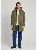 Kurtki męskie - Pepe Jeans Parka "Thander" w kolorze khaki - miniaturka - grafika 1