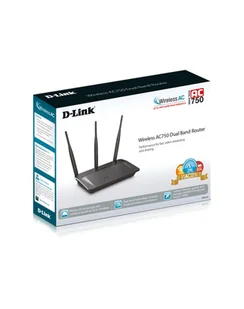 Router 4xLAN 1xW AN AC750 DB DIR-809/E - Routery - miniaturka - grafika 1