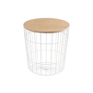 Actona Stolik LOTUS M white/wood 105767 - Ławy i stoliki kawowe - miniaturka - grafika 2
