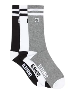 Element Skarpety CLEARSIGHT SOCKS 3PK Młode Męskie Czarne Jeden rozmiar - Skarpetki damskie - miniaturka - grafika 1