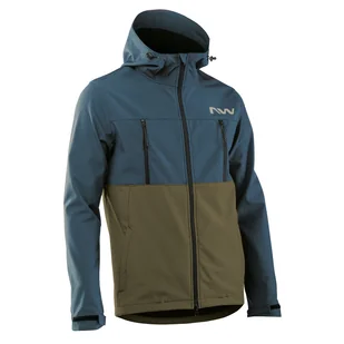Męska Kurtka NORTHWAVE EASY OUT SOFTSHELL JACKET 89221083_27 – Niebieski - Kurtki rowerowe - miniaturka - grafika 1
