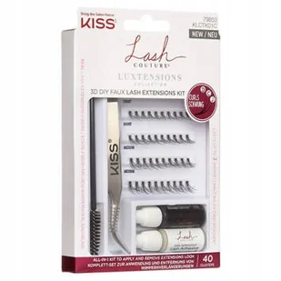 Lash KISS Zestaw klastrów Couture LuXtension - Sztuczne rzęsy i akcesoria - miniaturka - grafika 2