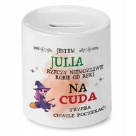 Skarbonki - Skarbonka Dla Juli Julki na Urodziny na Prezent z Nadrukiem ze Zdjęciem + Opakowanie na prezent (wzór 04) - miniaturka - grafika 1