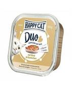 Mokra karma dla kotów - HAPPY CAT Deserówka pasztet wołowina i królik 100g - miniaturka - grafika 1