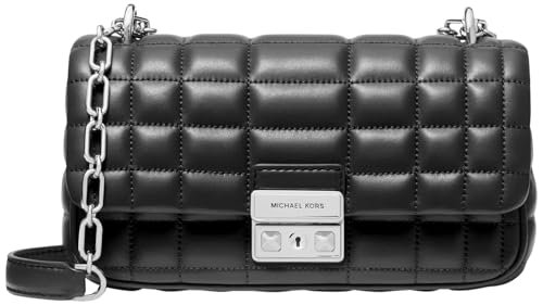 Michael Kors SM Conv Chain Shldr, torebka damska, pojedyncza, czarne, Taglia unica
