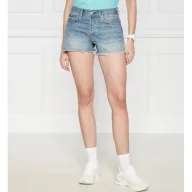 Spodenki damskie - POLO RALPH LAUREN Jeansowe szorty | Regular Fit - miniaturka - grafika 1