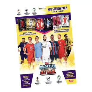 Champions League UEFA Match Attax Zestaw Startowy z Kartami - Czasopisma - miniaturka - grafika 1