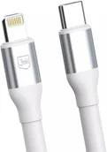 Kable USB - Kabel USB 3MK USB-C - Lightning 3 m Biały - miniaturka - grafika 1