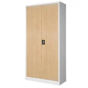 Szafy biurowe - JAN NOWAK Eco Design model JAN H biurowa szafa metalowa wysoka - miniaturka - grafika 1