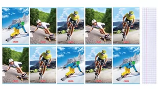 Herlitz Zeszyt A5/16K kratka Sport (10szt) - - Zeszyty szkolne - miniaturka - grafika 1