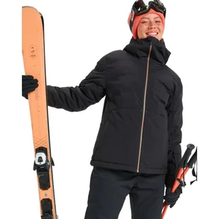 Kurtka śniegowa techniczna dla Kobiety SNOWYHILL PUFFY 10K Czarny - Kurtki narciarskie - miniaturka - grafika 1