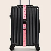 Inne - TEMU Prosty wzór miłości Przenośny pasek do bagażu, regulowany prosty pasek do walizki z klamrą zwalniającą do użytku w podróży - miniaturka - grafika 1