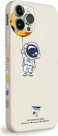 Etui i futerały do telefonów - Etui kompatybilne z etui na telefon iPhone 15 Astronaut Nasa w kolorze kremowym - miniaturka - grafika 1