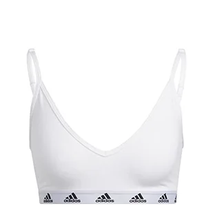adidas HG3783 EVYDY Cotton B Sports Bra Women's White SAC - Torebki damskie - miniaturka - grafika 1