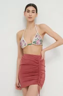 Spódnice - Guess spódnica plażowa kolor bordowy - miniaturka - grafika 1