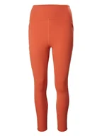 Spodnie sportowe damskie - Helly Hansen Legginsy funkcyjne w kolorze pomarańczowym - miniaturka - grafika 1