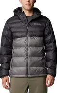 Kurtki męskie - Columbia Buck Butte II Insulated Hooded Jacket 2086882023 szary XL - miniaturka - grafika 1