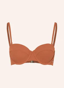 Tommy Hilfiger Góra Od Bikini Z Fiszbinami braun - Stroje kąpielowe - miniaturka - grafika 1