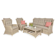 Meble ogrodowe - Focus Zestaw Trivento 3 beige - miniaturka - grafika 1