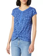 Koszulki i topy damskie - Street One T-shirt damski, Eclipse Blue, 46 - miniaturka - grafika 1