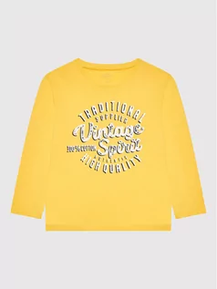 Bluzy dla chłopców - Name it Bluzka 13197734 Żółty Regular Fit - grafika 1