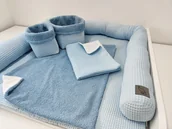 Przewijaki - Komplet na przewijak, mata do przewijania, niebieski przewijak - miniaturka - grafika 1