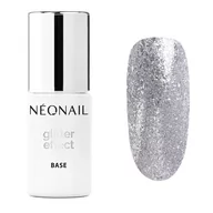 Lakiery hybrydowe - Baza Hybrydowa Glitter Effect Base Silver Twinkle 7,2 ml - miniaturka - grafika 1