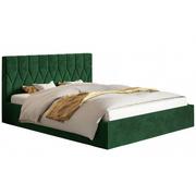 Łóżka - Tapicerowane łóżko 120x200 Mallon 3X - 48 kolorów - miniaturka - grafika 1