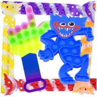 Zabawki sensoryczne - 6 X POPIT HUGGY WUGGY TOY  SQUIDOPOP POPIT - miniaturka - grafika 1