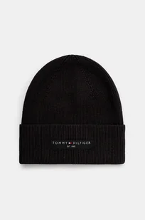 Tommy Hilfiger czapka bawełniana kolor czarny bawełniana AM0AM12797 - Czapki męskie - miniaturka - grafika 1