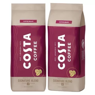 ZESTAW - Kawa ziarnista Costa Coffee Signature Blend zestaw 2x1kg + Costa Coffee Bright Blend 200g - Kawa - miniaturka - grafika 1