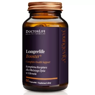 Doctor Life Longerlife Booster, Wsparcie Zdrowia, Suplement Diety, 60 Kaps. - Witaminy i minerały - miniaturka - grafika 1
