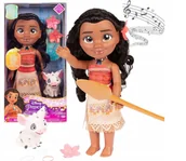 Lalki dla dziewczynek - Disney lalka Vaiana Moana śpiewa i się świeci duża 35 cm oraz akcesoria - miniaturka - grafika 1