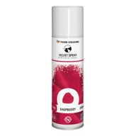 Dodatki do ciast w proszku - Food Colours Velvet Spray Raspberry 250ml - miniaturka - grafika 1