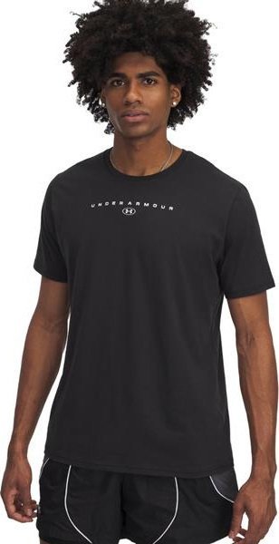 Under Armour Koszulka męska Under Armour Stacked Logo SS czarna 6000211 001 M