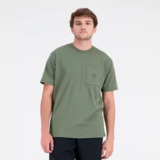 Koszulki męskie - Koszulka męska New Balance MT31542DON  zielona - grafika 1