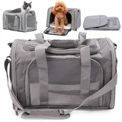 Transportery dla kotów - Transporter Dla Kota Psa Królika Zwierząt Torba Transportowa Kojec - miniaturka - grafika 1